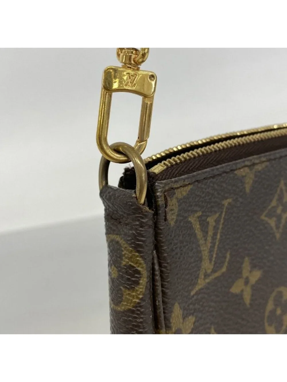 Louis Vuitton Pouch Monogram Pochette Soirle Brown